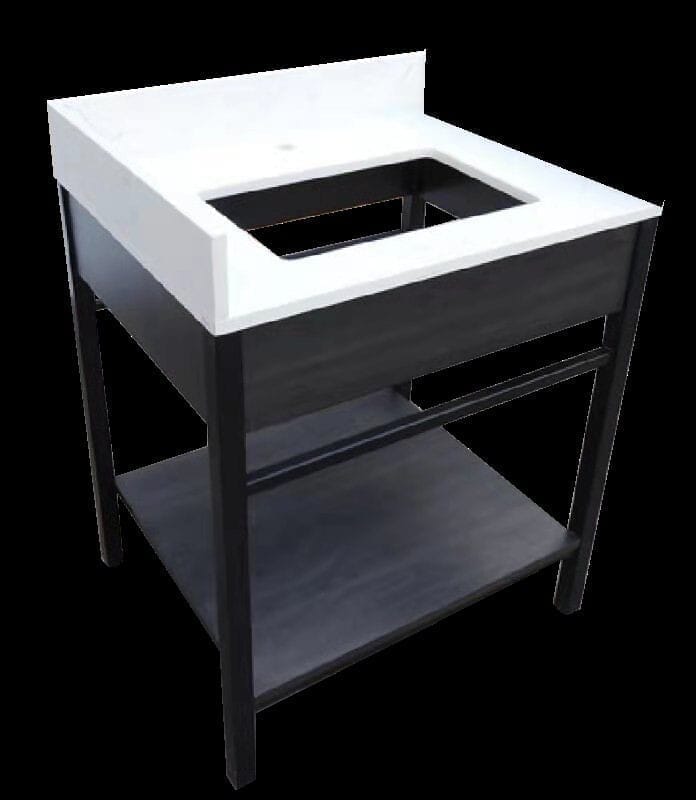 Vanity top - quartz side walls
