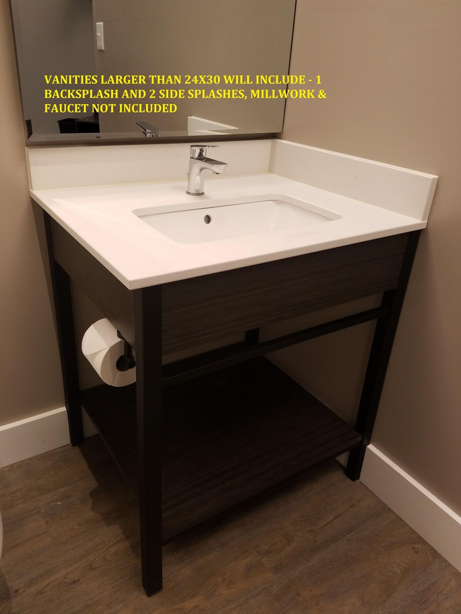 Ss-02b vanity countertop