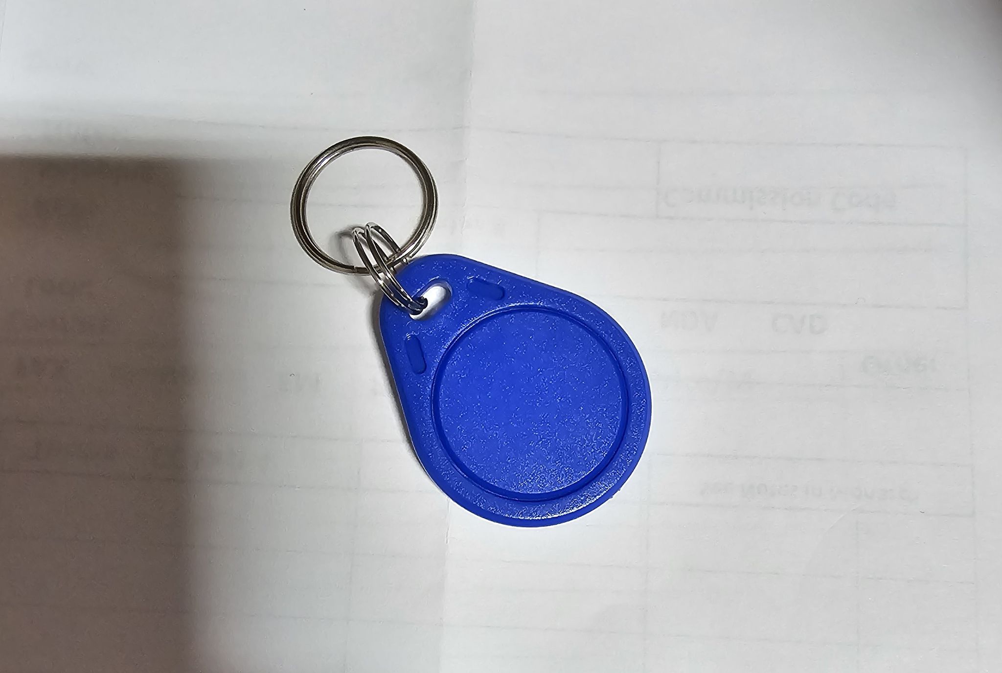 Fob1kb blue rfid key fob