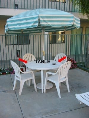 Table, ibiza 46in round