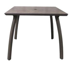 Ada outdoor sunset 36-inch square table