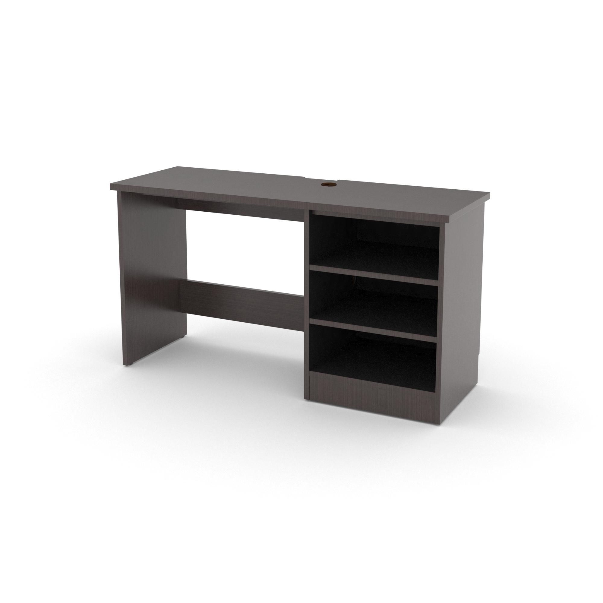 Gr-213-cg 55w rh open desk w/lh pedestal shelf / gemini