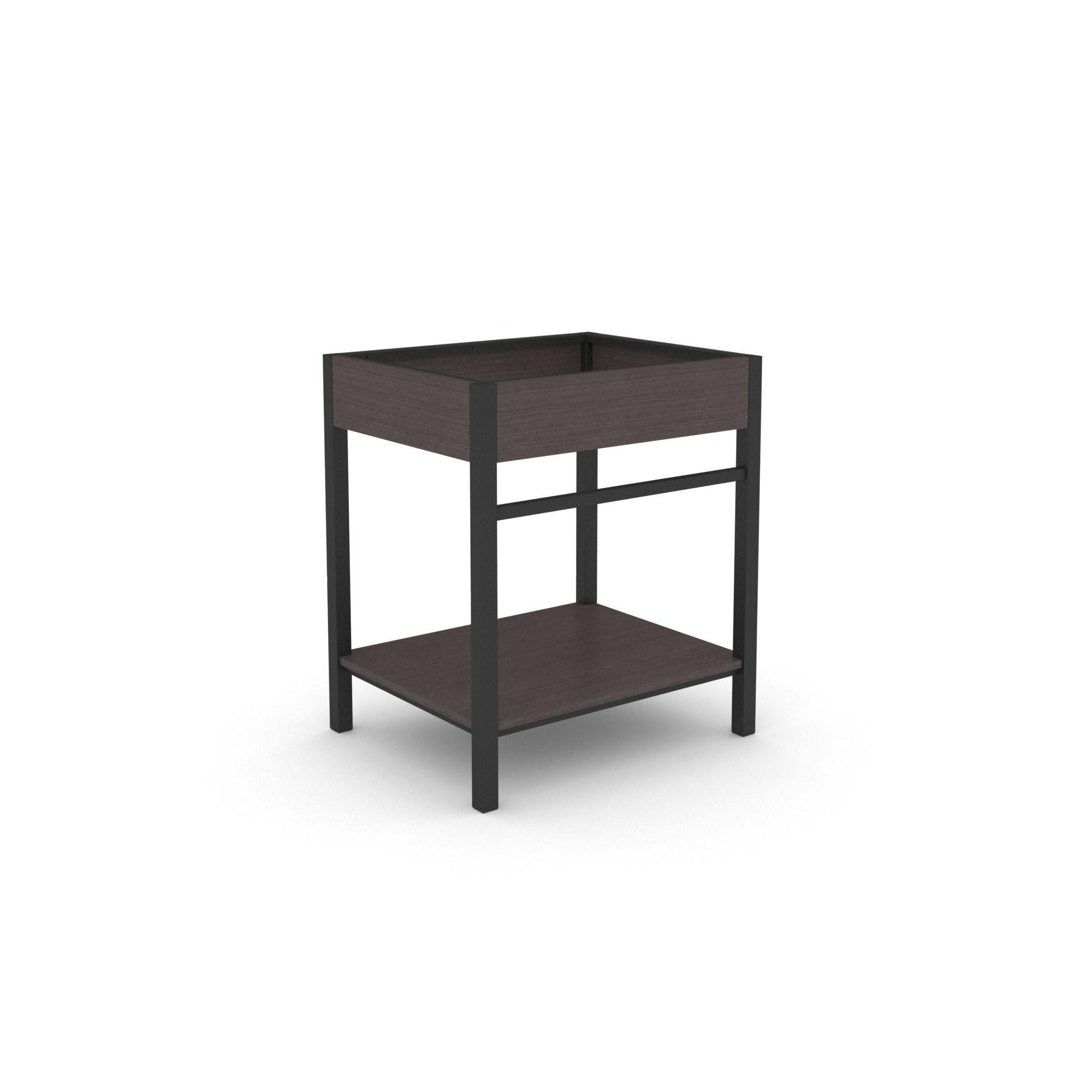 Gr-206-cg ss-02a ss-02b 29in w bathroom vanity base gemini