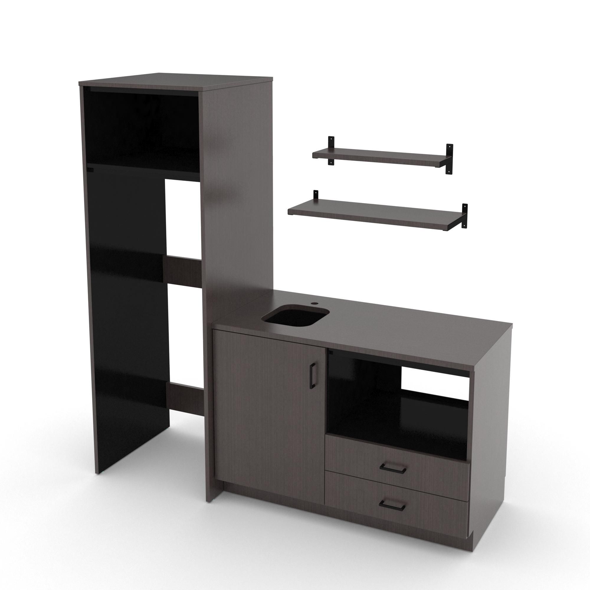 Gr-203-cg gr-205-cg lh-74w kitchenette & lower microwave / gemini - no counter top or sink/facuet
