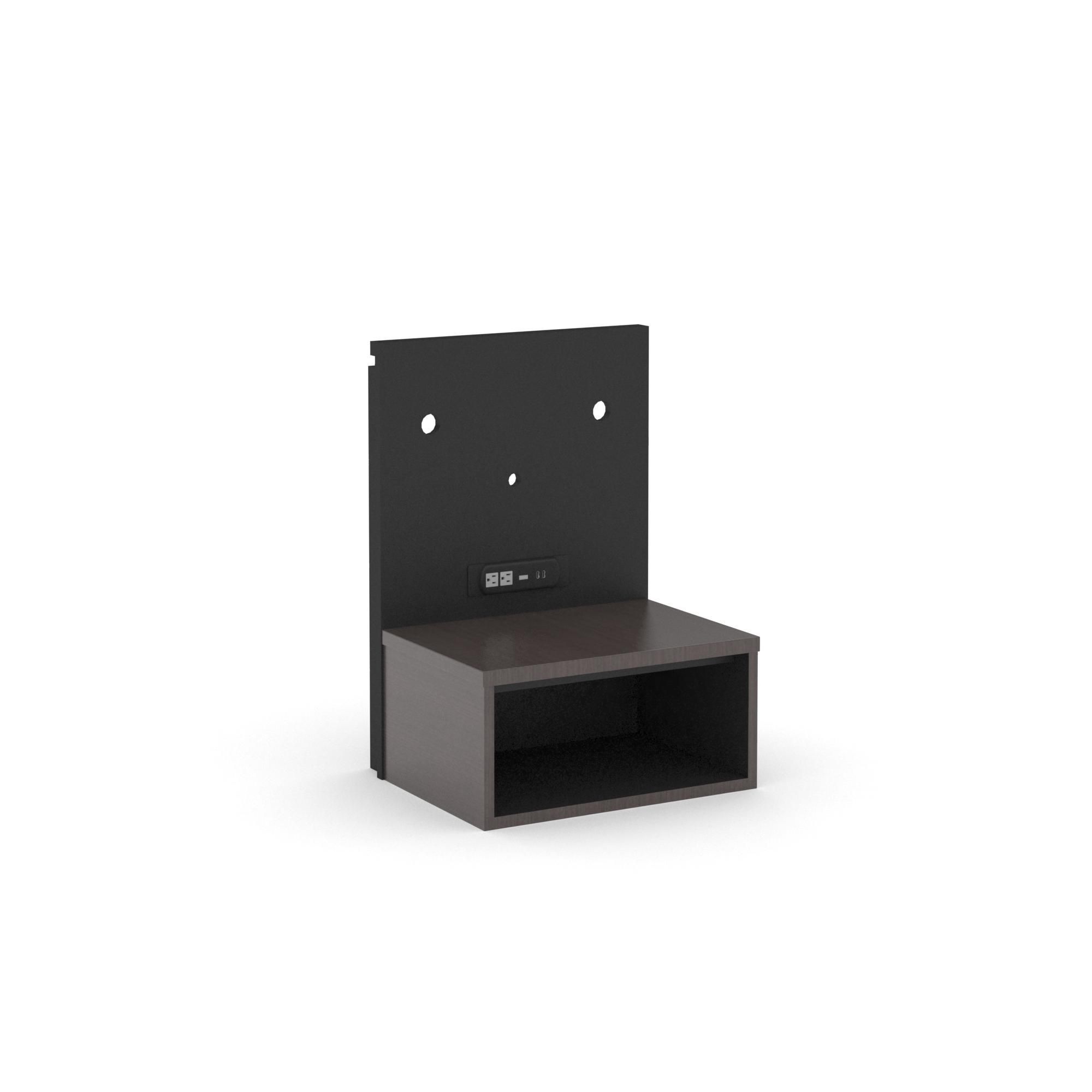Gr-223-cg gr-222-cg middle wall panel/nightstand @ 32w gemini - ada application - wall panel 32w & nightstand 22in