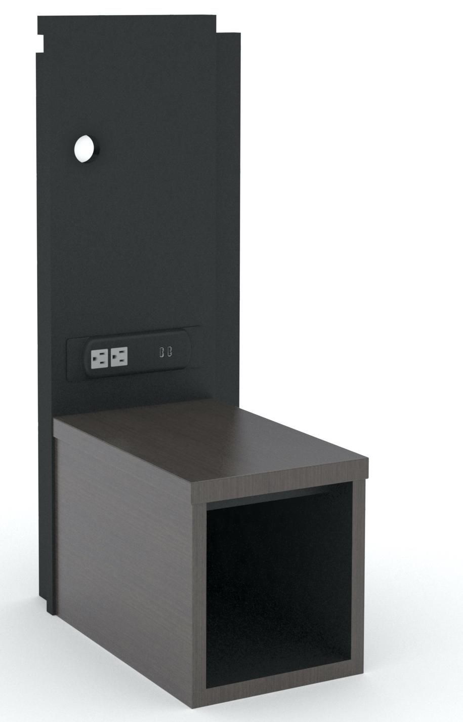 Gr-200-cg gr-216-cg gr-225-cg rh wall panel/nightstand @ 24in oaw
