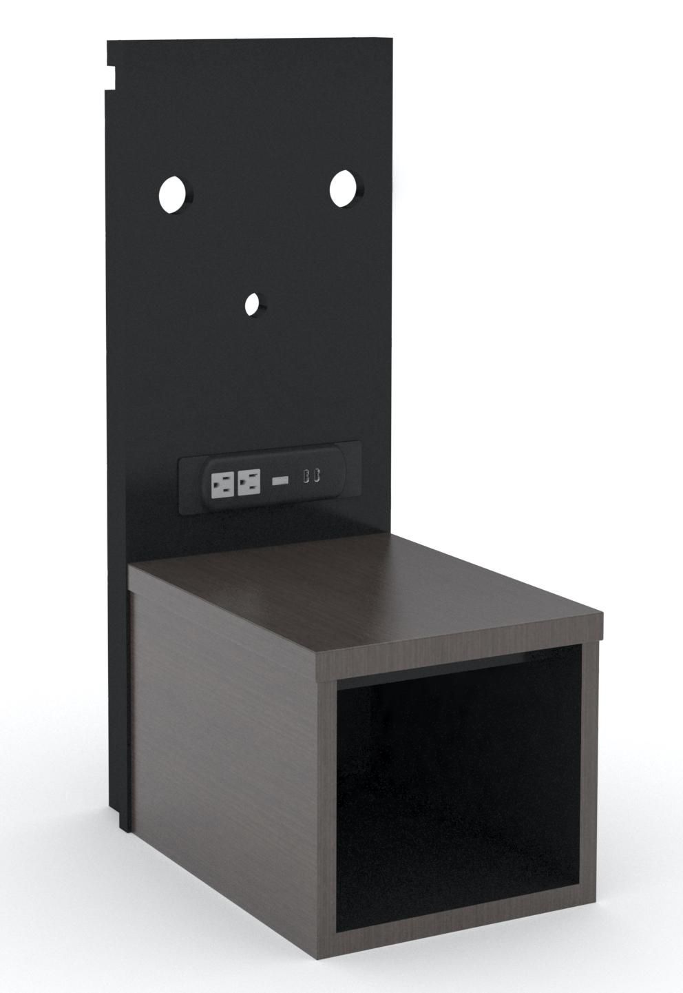 Gr-218-cg gr-201-cg middle wallpanel/nightstand @ 22w