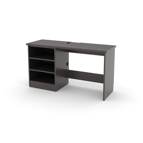 Gr-212-cg 55w lh open desk with/rh pedestal shelf / gemini