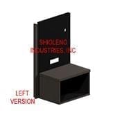 Gemini lh wall panel/nightstand @ 14in oaw