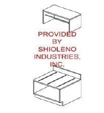 Gemini 24w closet, luggage bench w/shelf set, gemini