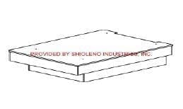 Gemini queen platform bed base, gemini