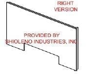 Gemini rh full headboard, gemini - (double room) @ 56wx30h