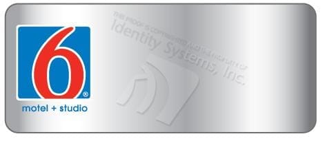 Silver Badge 3 Lines Engraved with Magnet