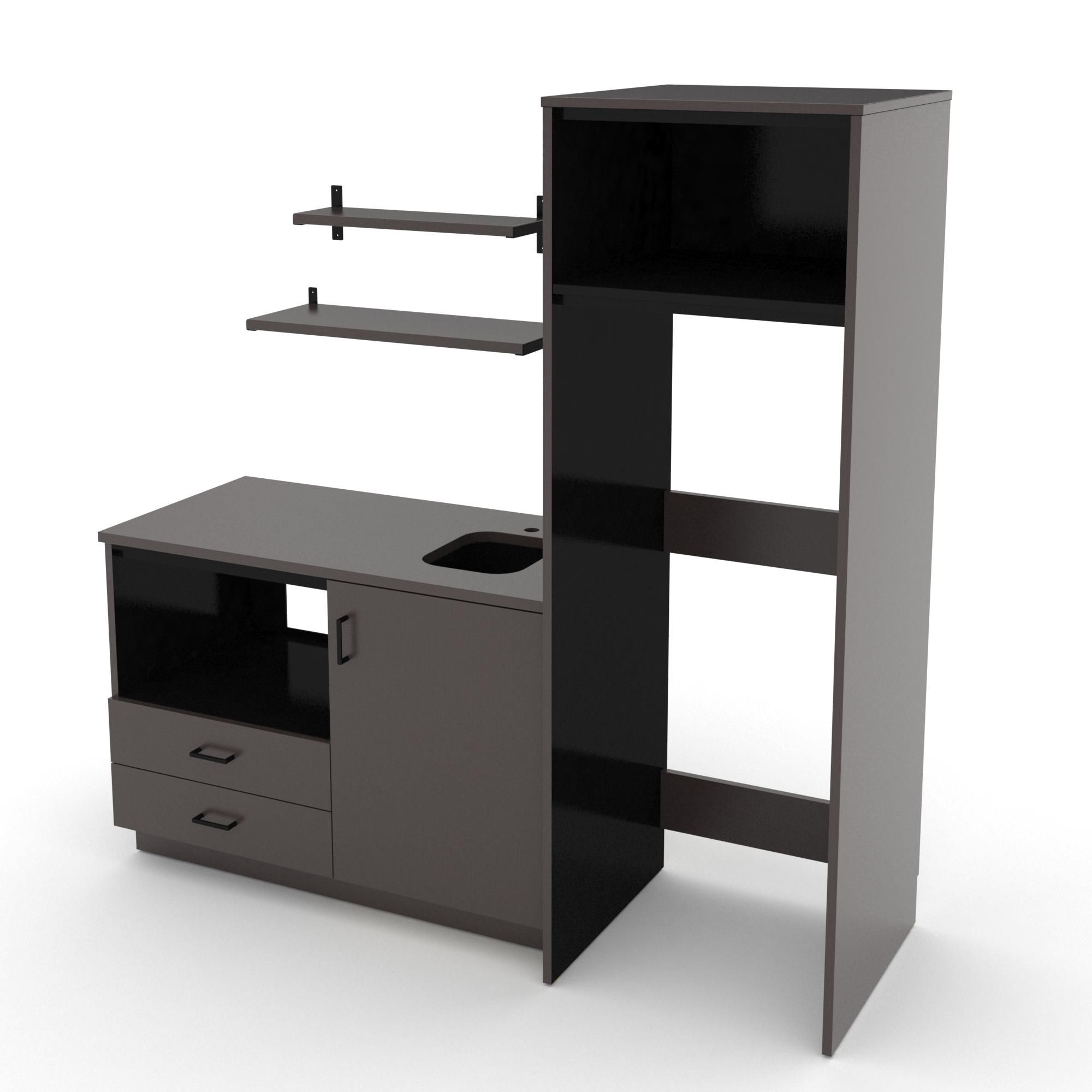 Gr-203-cg gr-205-cg rh-74w kitchenette & lower microwave / gemini - no counter top or sink/facuet