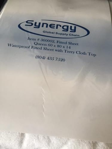Mattress protector; queen 60 x 80 x 18