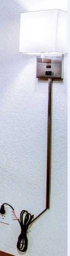 Lighting  wall light fixture single arm