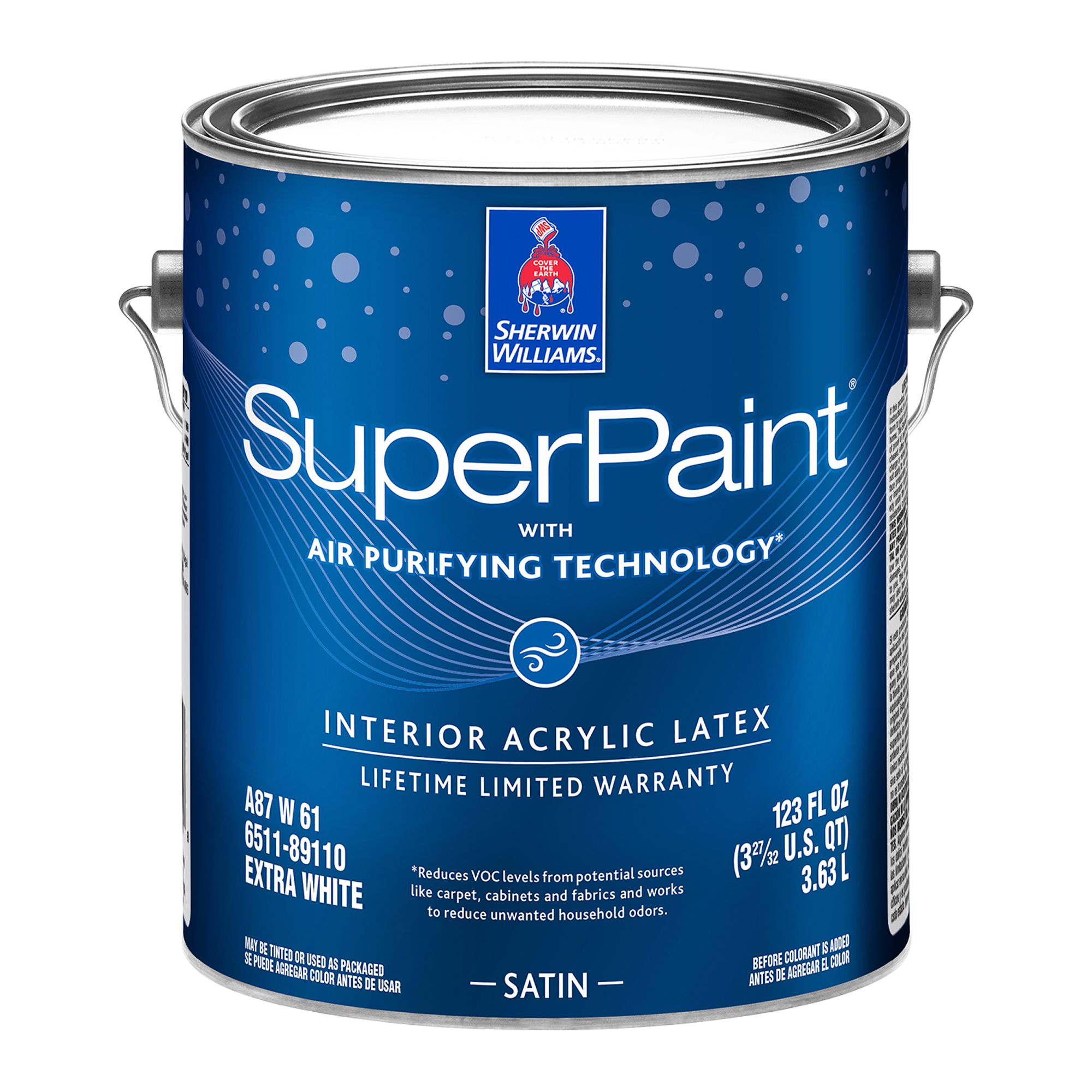 Superpaint ext satin 111314 gallon