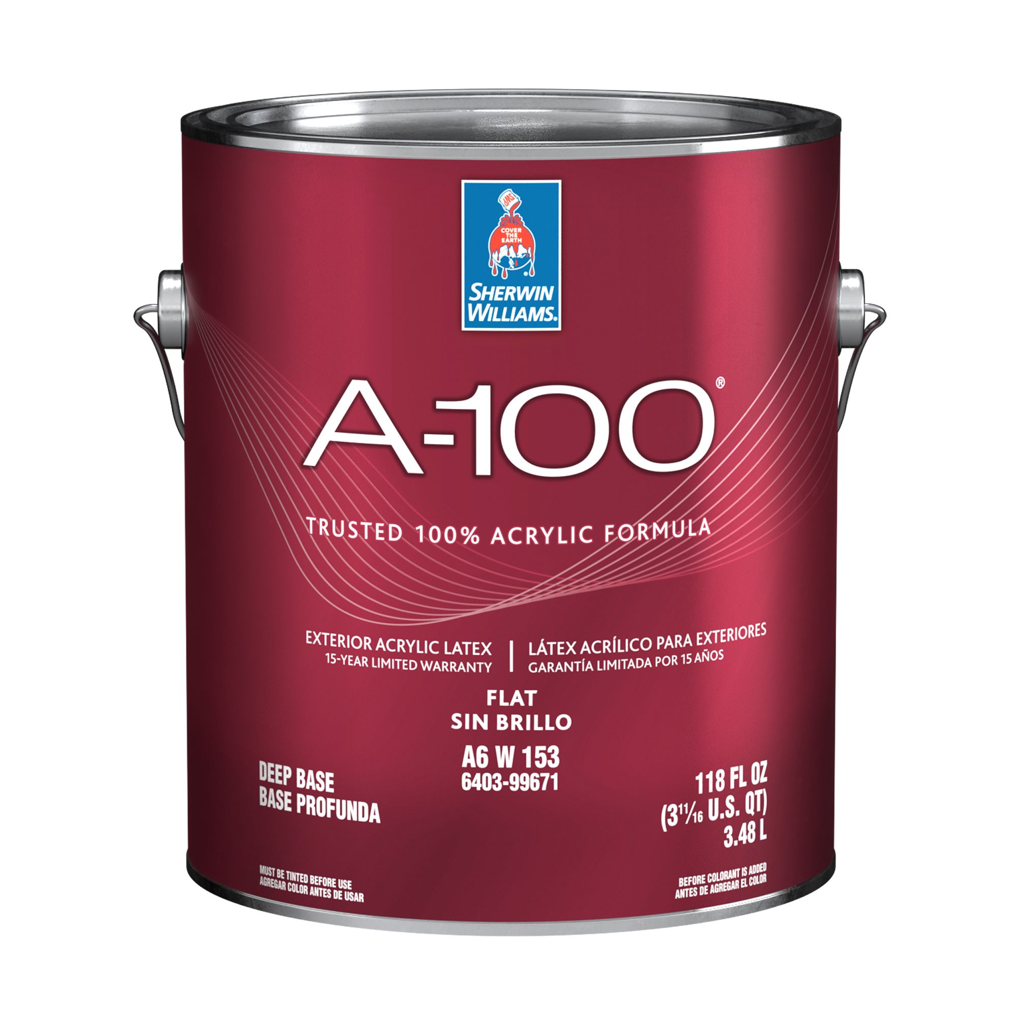 A-100 ext latex flat 111014 gallon