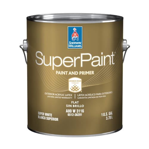 Superpaint ext flat 111010 gallon