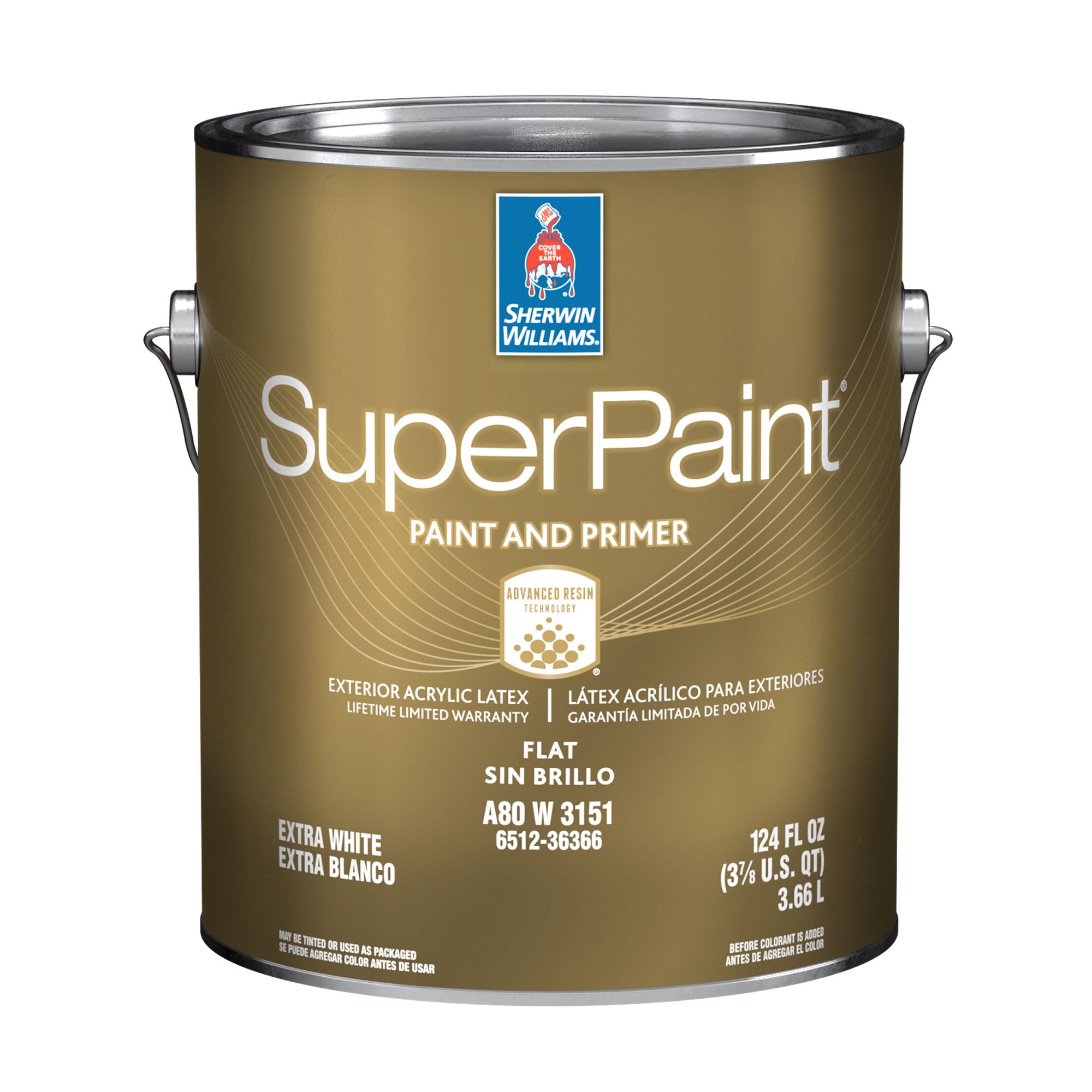 Superpaint ext flat 111010 gallon