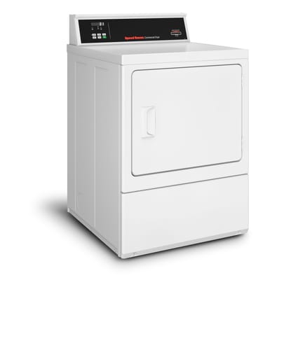 Single dryer - rear controls - electric - prep for card