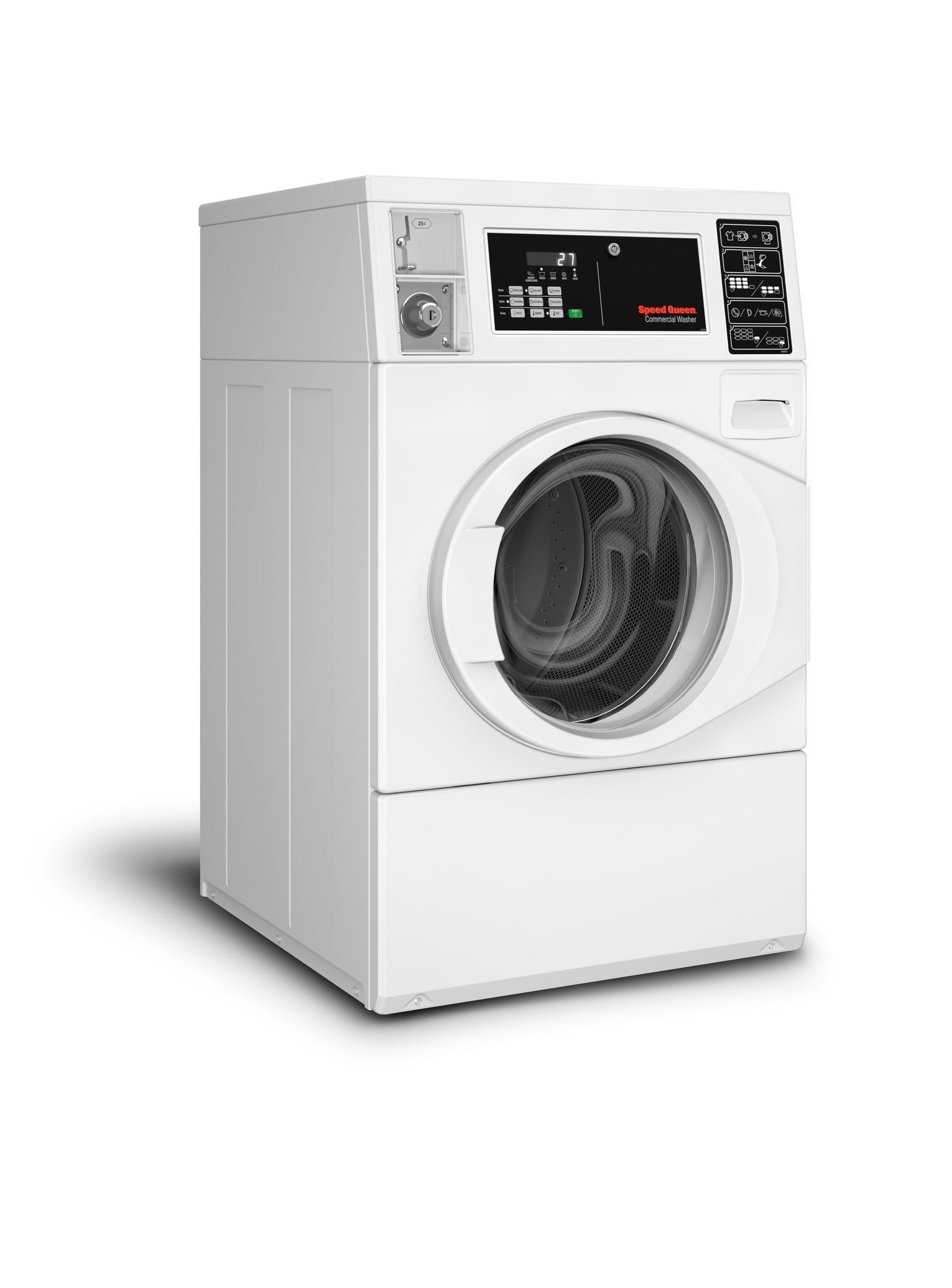 Speed queen front load washer - 21.5lb capacity - coin drop