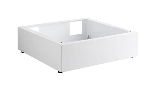 8" pedestal for front load washer/dryer - white