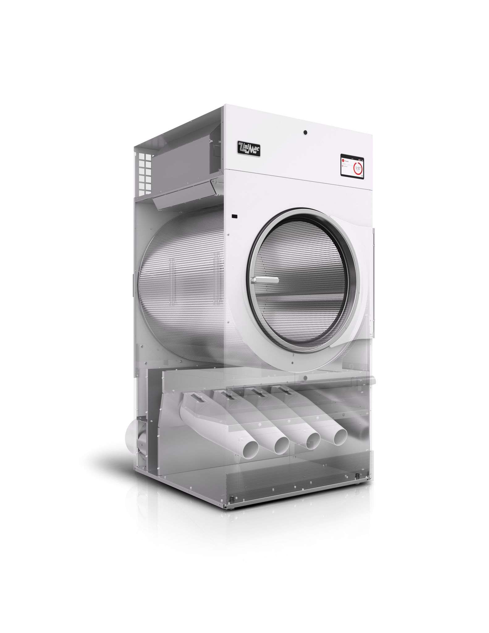 Unimac 75lb Single Tumble Dryer with ProCapture - UniLinc Touch Control