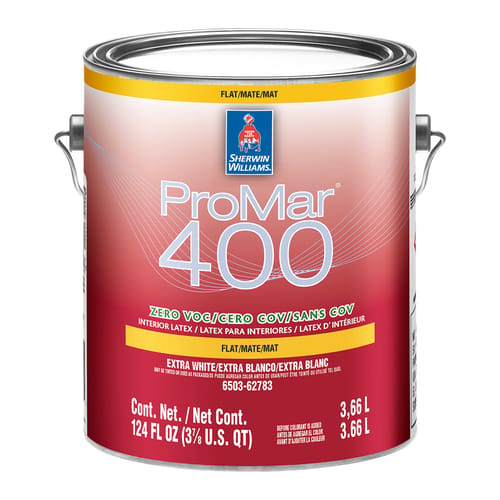 Promar 400 zero int latex flat 1128101 gallon