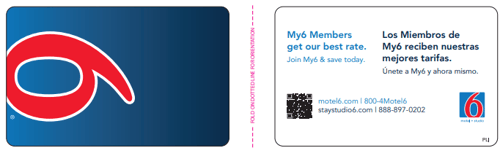 Motel 6/ Studio 6 Ving UL Keys