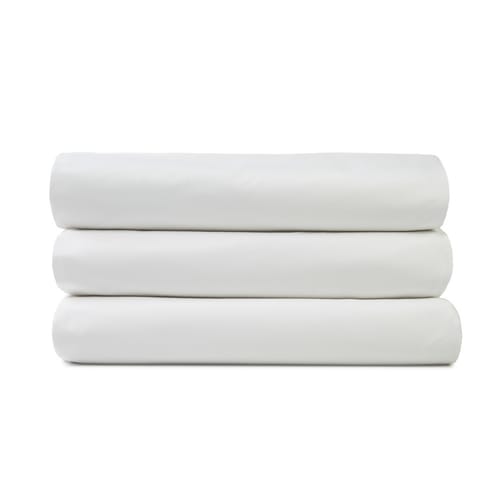 66x108 GM T180 White Flat Sheet Twin XL (case=2dz)