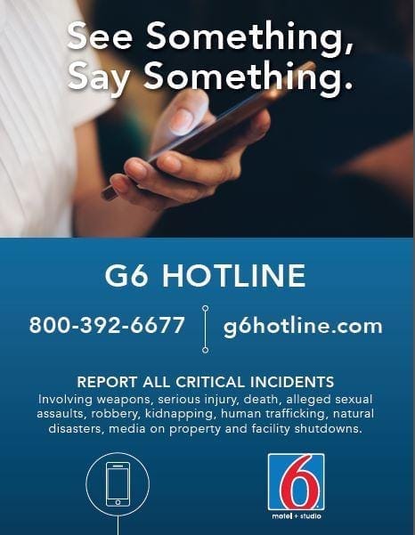 G6 Hotline Poster