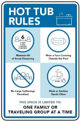 Hot Tub Sign