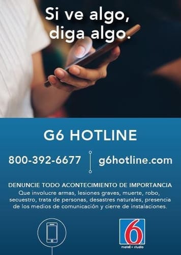 G6 Hotline Poster