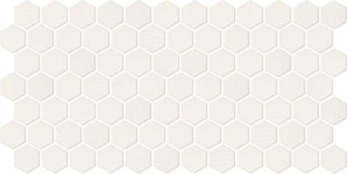T-06 ADA BATHROOM; GEMINI; 2IN X 2IN HEX TILE; ARCTIC WHITE; 24.24 SF PER CTN; USE #370 DOVE GRAY GROUT, $4.55 PER SF