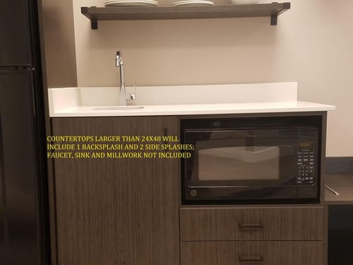 Ss-02b vanity countertop
