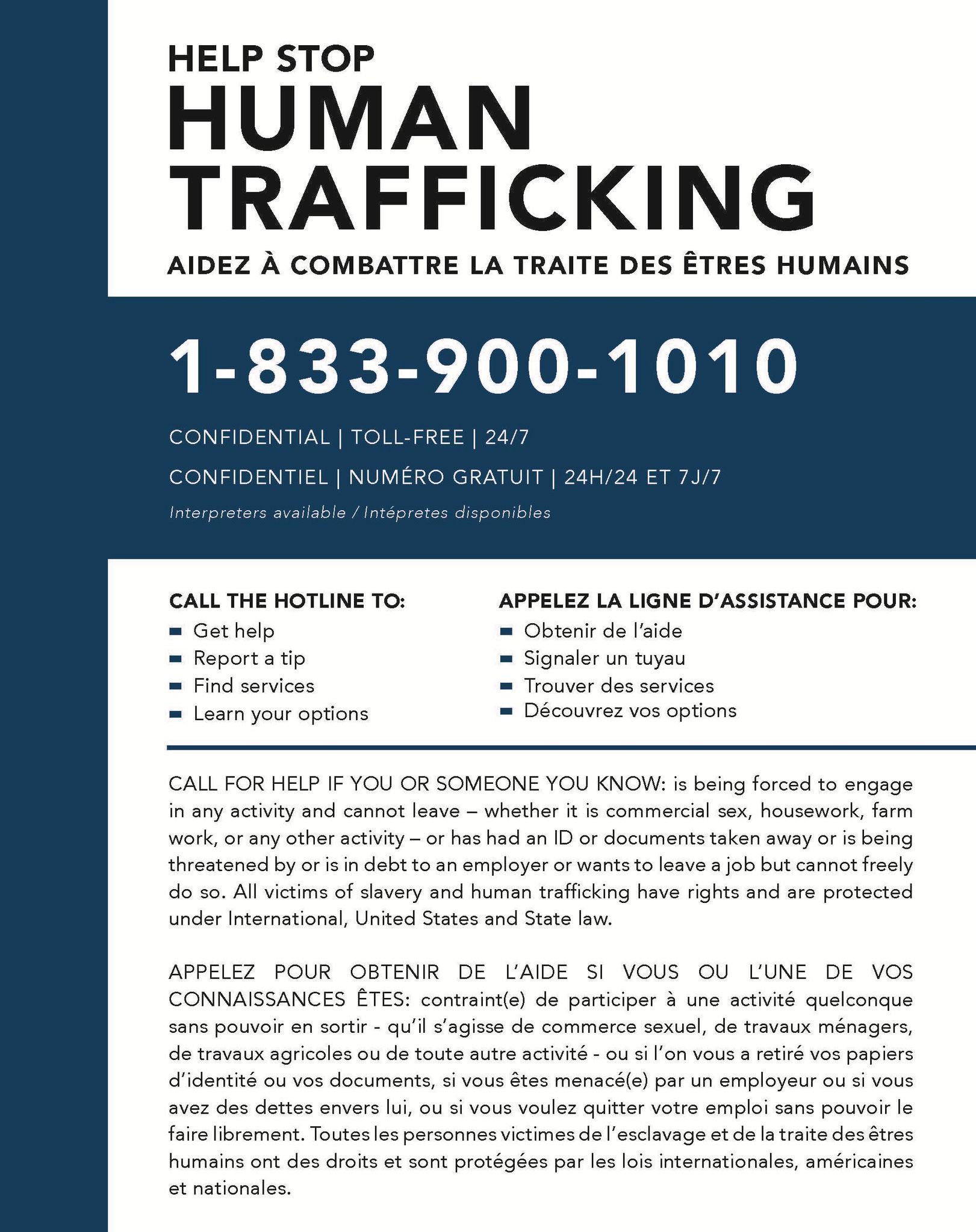 Anti Human Trafficking - Canada