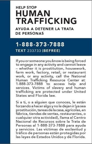 Anti Human Trafficking - Florida