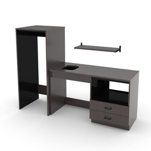 Lh-83w ada kitchenette & lower rh microwave / gemini - no counter top or sink/facuet