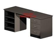 Gemini 74w open deskw/lh ped shelf & rh drawers/gemini
