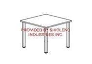 Gemini ada 37wx37l room table