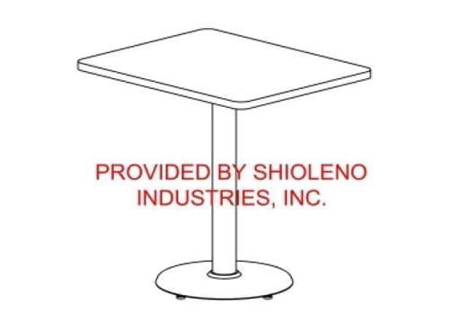 Gemini 24x30-rectangle table, gemini