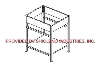 Gemini 29w bathroom vanity base