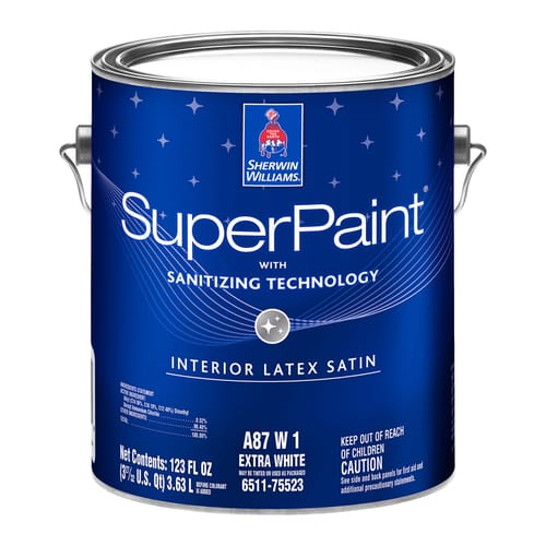 Superpaint ext satin 111314 gallon