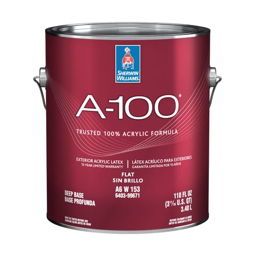 A-100 ext latex flat 111014 gallon