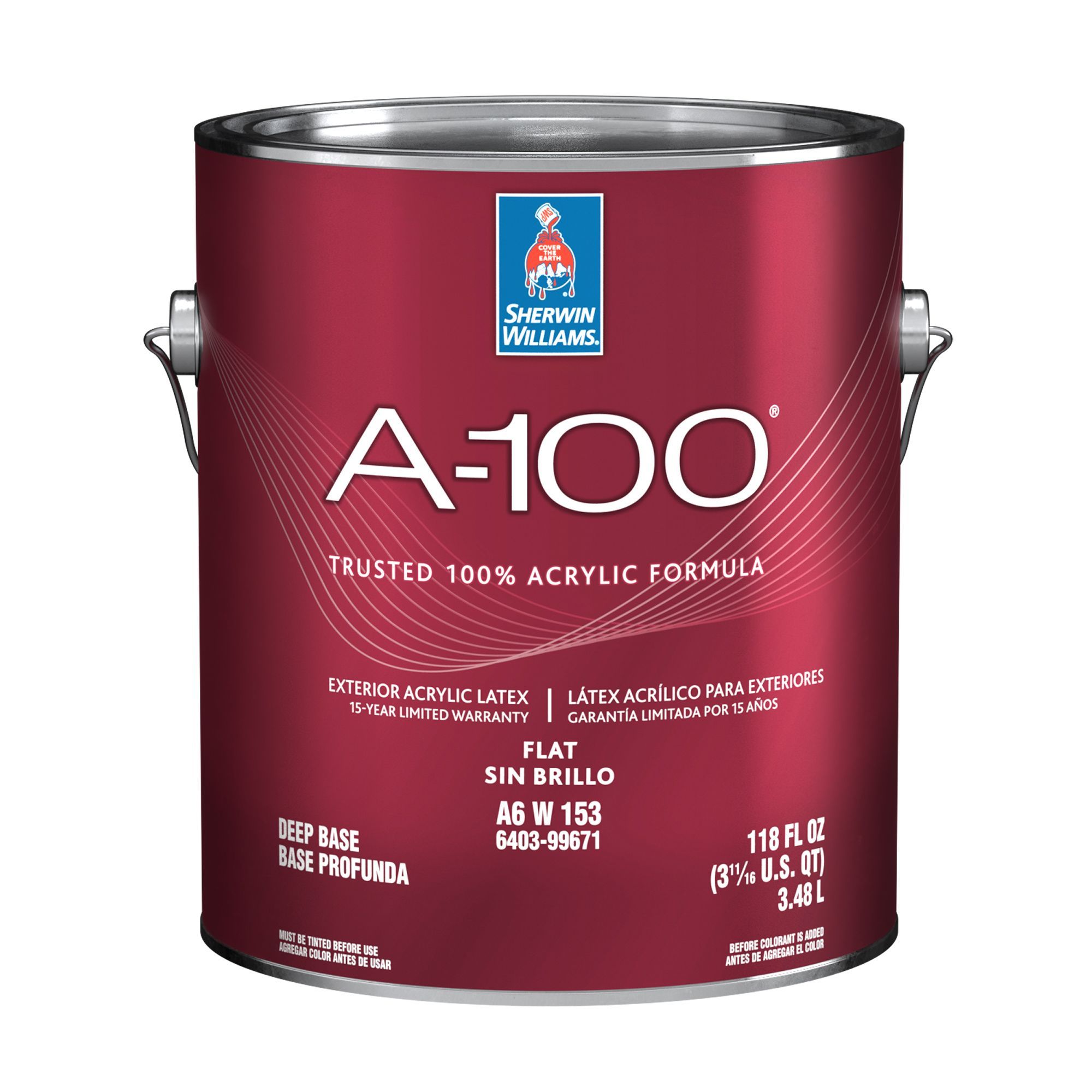 A-100 ext latex flat 111014 gallon