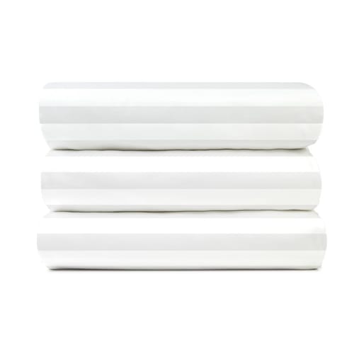 92x115 GS T250 1" WH/WH Flat Sheet Queen Case Pack: 2 Dozen