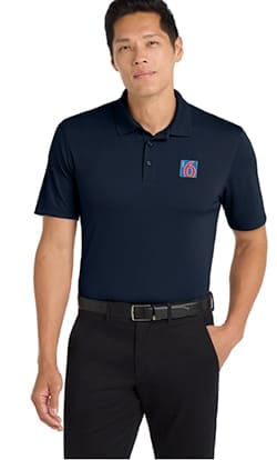 Motel 6 Embroidered Polo - Men Size Large