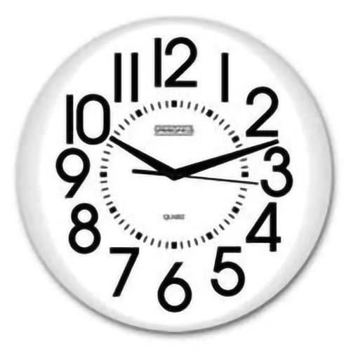 Taylor Precision 90057 White Outdoor Clock