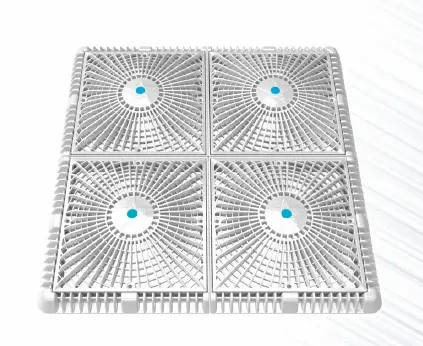 AquaStar P18101 18 inch Star Anti-Entrapment Square Drain Covers